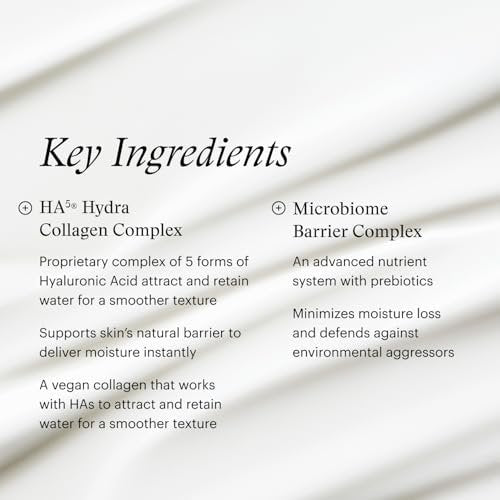 SkinMedica HA⁵ Hydra Collagen Water Burst Face Moisturizer with Vegan Collagen - Plumping Face Cream with Microbiome Barrier Complex for 24-Hour Hydration - Helps Replenish Dry, Dull Skin (1.7 Fl Oz) Avelisse