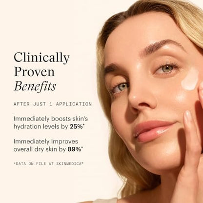 SkinMedica HA⁵ Hydra Collagen Water Burst Face Moisturizer with Vegan Collagen - Plumping Face Cream with Microbiome Barrier Complex for 24-Hour Hydration - Helps Replenish Dry, Dull Skin (1.7 Fl Oz) Avelisse