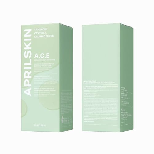 APRILSKIN A.C.E Serum | Mugwort & Centella Soothing Serum for Troubled Skin | Korean Skin Care | 3.88 oz Avelisse