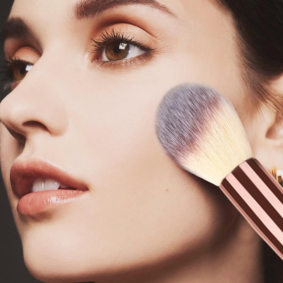 3PCS Angled Blush Brush Set - Double Ended Makeup Brush for Blush, Contour, and Highlighter - Synthetic Bristle Avelisse