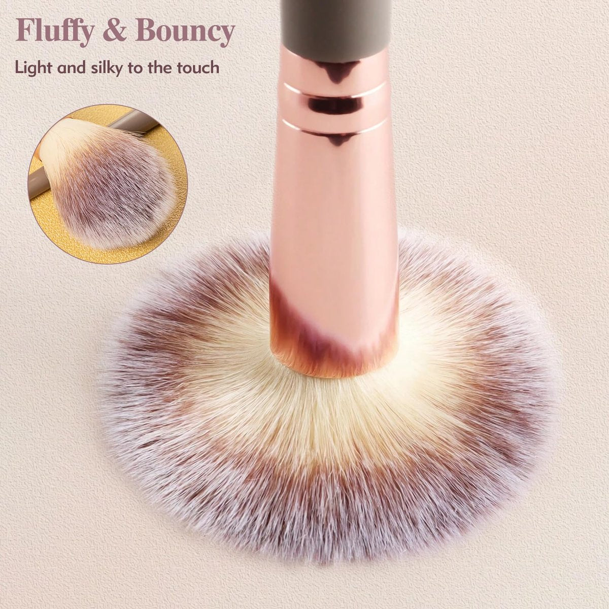 3PCS Angled Blush Brush Set - Double Ended Makeup Brush for Blush, Contour, and Highlighter - Synthetic Bristle Avelisse