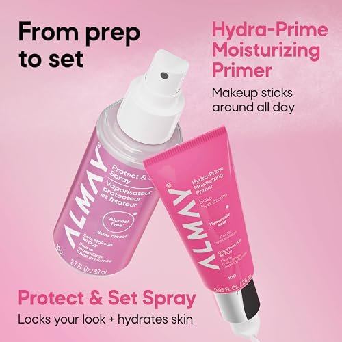 Almay Hydra-Prime Moisturizing Primer - Hydrating, Long-Lasting Makeup Primer, Cruelty-Free, Skin-Smoothing, 0.95 fl oz Avelisse