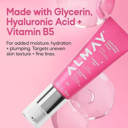 Almay Hydra-Prime Moisturizing Primer - Hydrating, Long-Lasting Makeup Primer, Cruelty-Free, Skin-Smoothing, 0.95 fl oz Avelisse