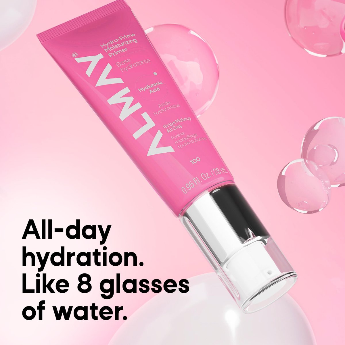 Almay Hydra-Prime Moisturizing Primer - Hydrating, Long-Lasting Makeup Primer, Cruelty-Free, Skin-Smoothing, 0.95 fl oz Avelisse