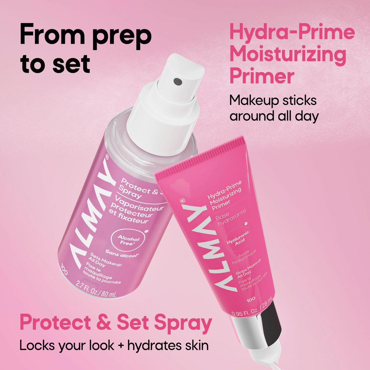 Almay Hydra-Prime Moisturizing Primer - Hydrating, Long-Lasting Makeup Primer, Cruelty-Free, Skin-Smoothing, 0.95 fl oz Avelisse