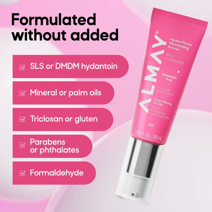 Almay Hydra-Prime Moisturizing Primer - Hydrating, Long-Lasting Makeup Primer, Cruelty-Free, Skin-Smoothing, 0.95 fl oz Avelisse