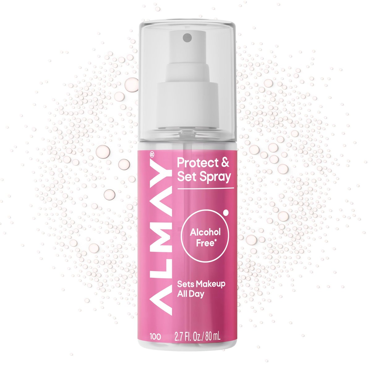 Almay Protect & Set Spray Hydrating Makeup Setting Spray 2.7 fl oz - Vegan Face Mist - görsel 1