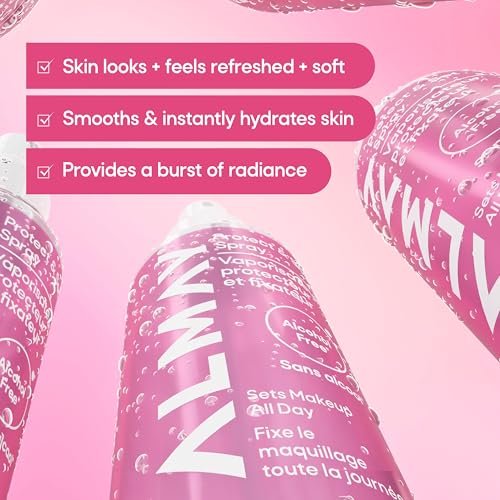 Almay Protect & Set Spray Hydrating Makeup Setting Spray 2.7 fl oz - Vegan Face Mist - görsel 6