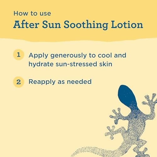 BLUE LIZARD After Sun Soothing Lotion - Lightweight Formula with Shea Butter, Soothes and Moisturizes, Reduces Redness, Vegan Hypoallergenic After Sun Care 6 oz Avelisse