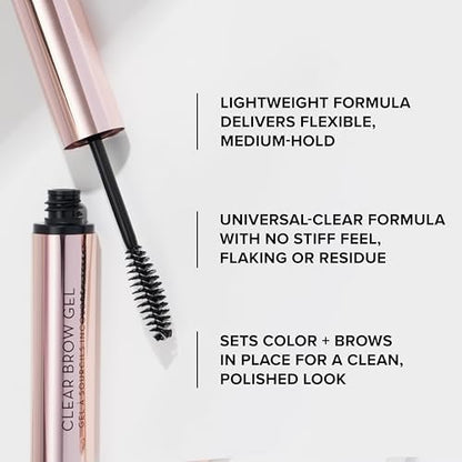 Anastasia Beverly Hills Clear Brow Gel - Full V2 - Long-Lasting Hold, Tame & Set Brows Avelisse