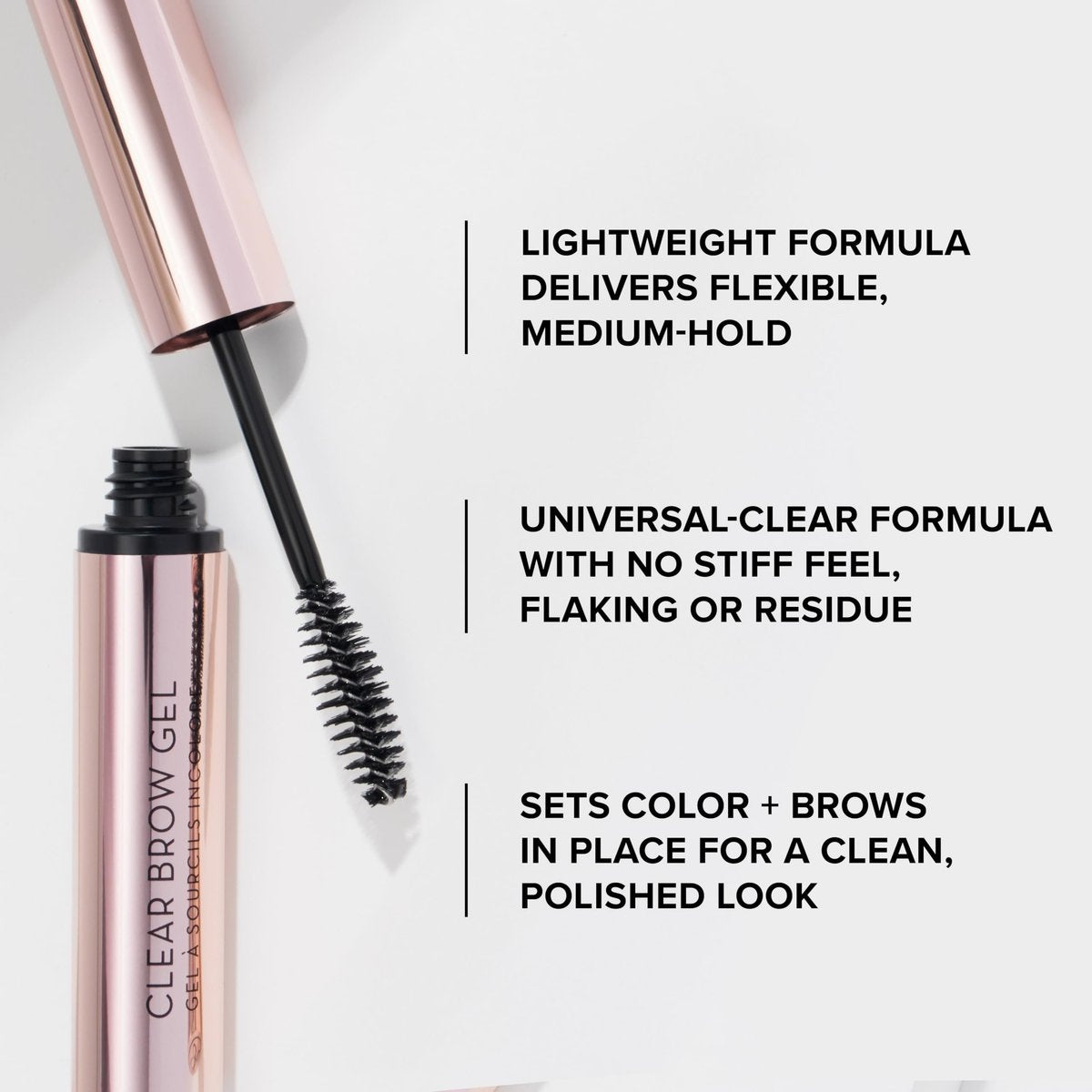 Anastasia Beverly Hills Clear Brow Gel - Full V2 - Long-Lasting Hold, Tame & Set Brows Avelisse