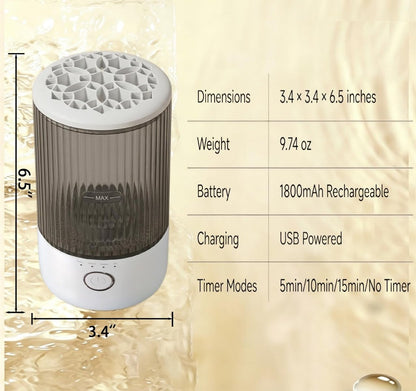 Luslife Electric Makeup Brush Cleaning Machine – Multi-Functional Integrated Cleaner for All Brush Types Avelisse