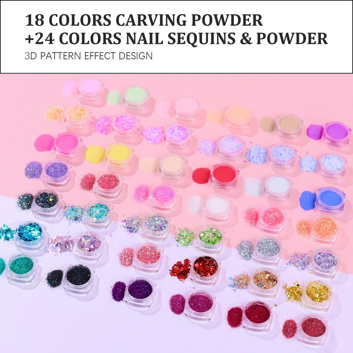 SWEET TREND Acrylic Nail Kit for Beginners | Professional Acrylic Powder Set with Gel Nail Polish, UV Light, Nail Drill & Full Tools for Home Salon Avelisse