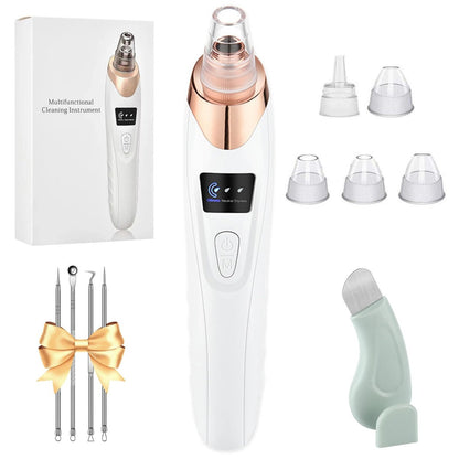 2026 Pore Vacuum Blackhead Remover - USB Rechargeable with 5 Heads & Spatula for Face Deep Cleansing Avelisse