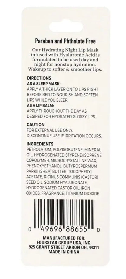 B Pure Hydrating Lip Mask – Clear, Moisturizing Lip Balm for Dry, Chapped Lips