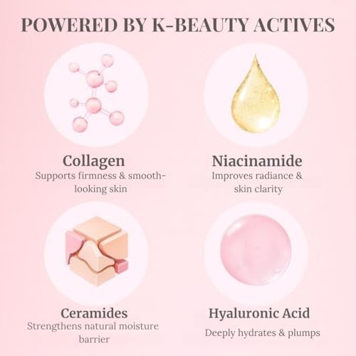Liftouch Korean Collagen Night Wrapping Mask - Overnight Peel Off Facial Mask for Face - Hydrating Sleeping Mask Skincare - Anti-Aging Glass Skin Elasticity Treatment for Women - görsel 6