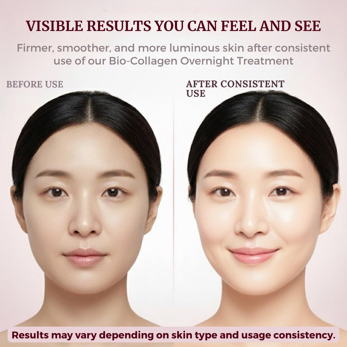 Liftouch Korean Overnight Collagen Face Mask (4 PACKS) - Hydrating Deep Collagen Mask for Women - Anti-Aging Bio-Collagen Real Deep Mask - Glass Skin Facial Treatment - görsel 13