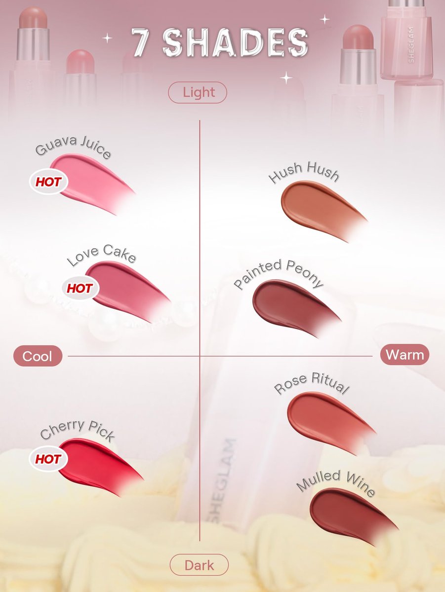 SHEGLAM Buttery Bliss Blush Stick Cream Blush for Cheek - Chestnut Flush - görsel 9
