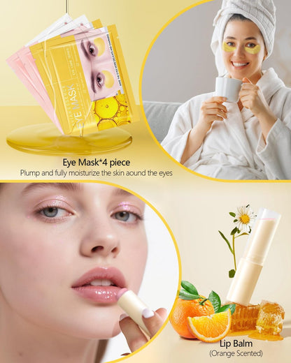 11-Piece Skin Care Set for Women - Travel Size Spa Kit Gift for Teens, Birthday, Galentine's Day, Valentine's, Mother's Day