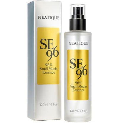 Neatique SE96 Advanced Snail 96% Mucin Power Essence 120ml - Hydrating & Repairing Snail Mucin Serum for Face with Snail Secretion Filtrate, 4 fl.oz Avelisse
