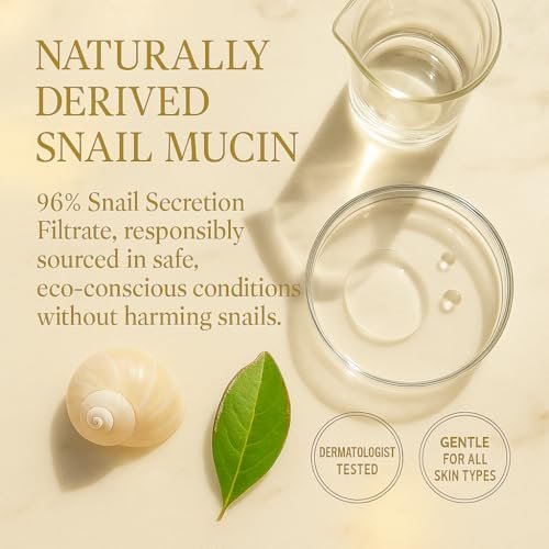 Neatique SE96 Advanced Snail 96% Mucin Power Essence 120ml - Hydrating & Repairing Snail Mucin Serum for Face with Snail Secretion Filtrate, 4 fl.oz Avelisse