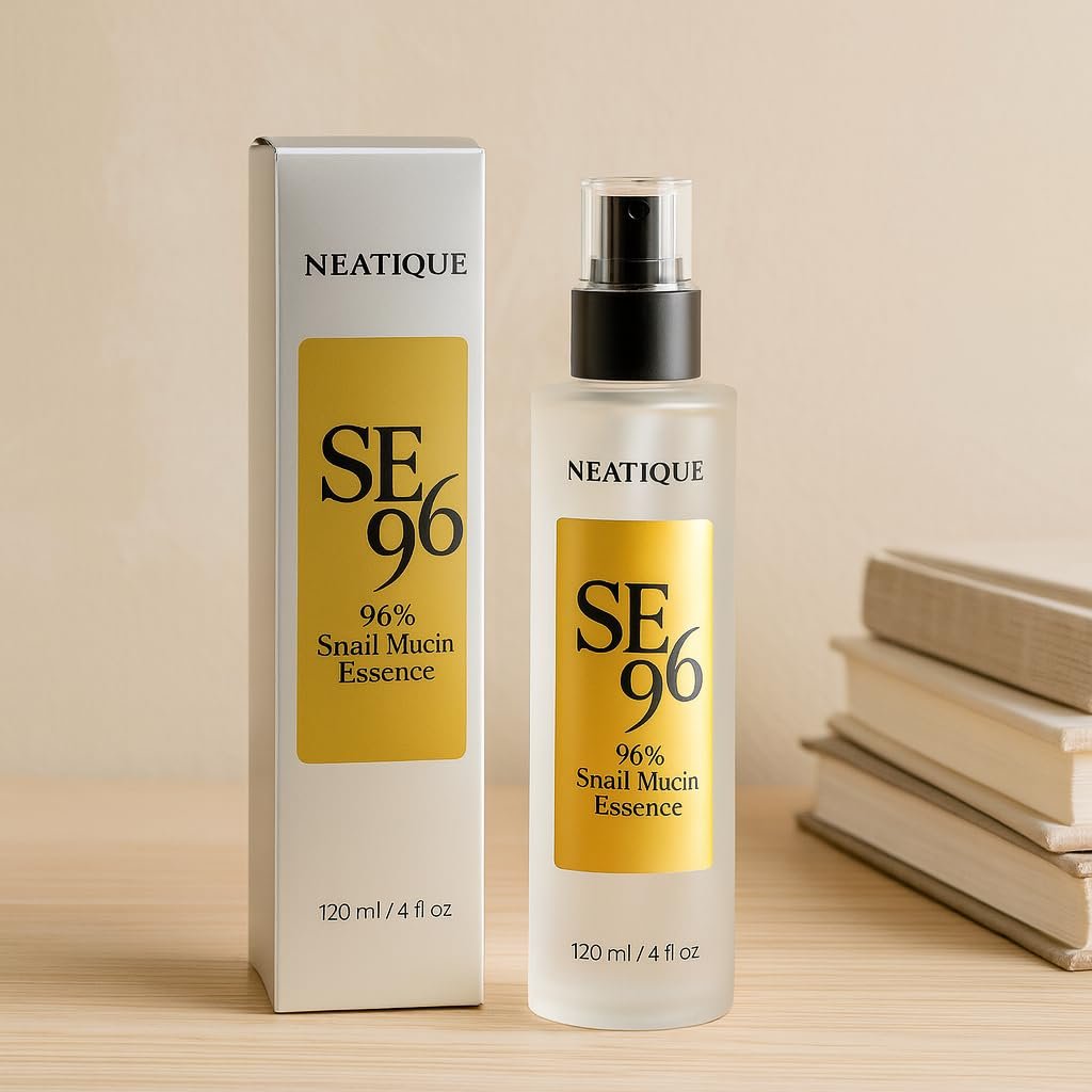 Neatique SE96 Advanced Snail 96% Mucin Power Essence 120ml - Hydrating & Repairing Snail Mucin Serum for Face with Snail Secretion Filtrate, 4 fl.oz Avelisse