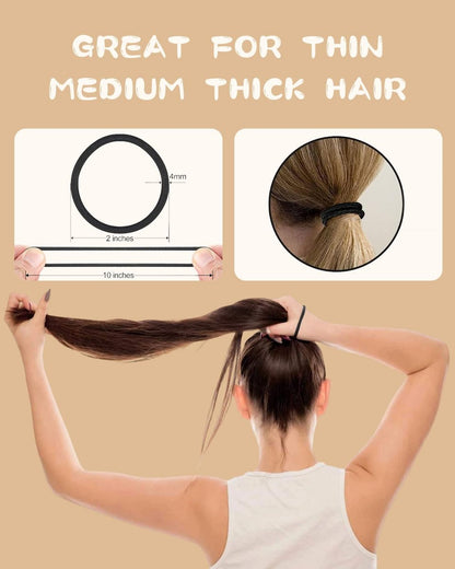 Hair Bun Maker Kit for Kids, Girls & Women - 4 Donut Sock Buns, Wax Stick, Elastic Bands, Hair Pins, Brushes - Control Frizz & Smooth Flyaways for Perfect Buns & Updos