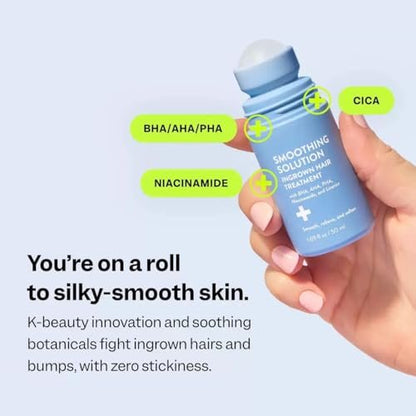 BETTENKO Smoothing Solution Ingrown Hair Treatment Serum – Soothe Razor Bumps, Bikini Line & More | 1.69 Fl Oz Avelisse