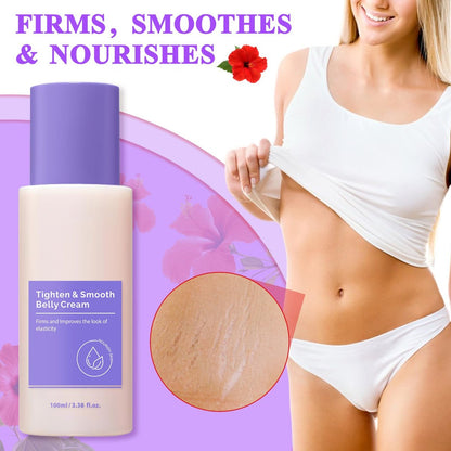 Tighten & Smooth Belly Cream - Advanced Firming Lotion for Neck, Arms, Butt & Thighs | Visibly Lift Loose Skin, Improve Elasticity & Tone