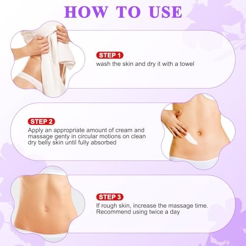 Tighten & Smooth Belly Cream - Advanced Firming Lotion for Neck, Arms, Butt & Thighs | Visibly Lift Loose Skin, Improve Elasticity & Tone - görsel 12