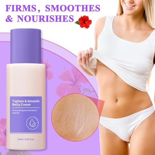 Tighten & Smooth Belly Cream - Advanced Firming Lotion for Neck, Arms, Butt & Thighs | Visibly Lift Loose Skin, Improve Elasticity & Tone - görsel 16
