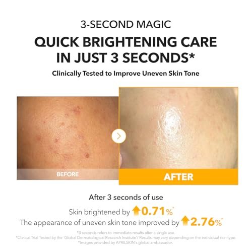 APRILSKIN A.C.E Serum - Vita Kojic Serum for Brightening & Glow, 3-Second Brightening, Kojic Acid & Vitamin C for Uneven Skin Tone, Korean Skin Care, 3.88 oz - görsel 7