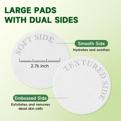 Toning Polish Pads - Hydrating Facial Toner Pads with Snail Mucin, Niacinamide, Peptides & Centella for Dark Spots, Wrinkles & Dull Skin - 100 Count Avelisse