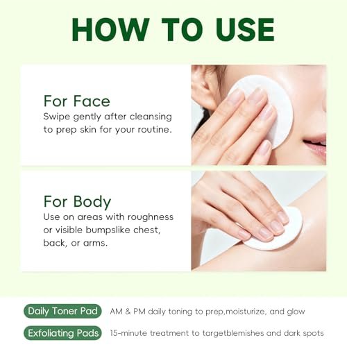 Toning Polish Pads - Hydrating Facial Toner Pads with Snail Mucin, Niacinamide, Peptides & Centella for Dark Spots, Wrinkles & Dull Skin - 100 Count Avelisse