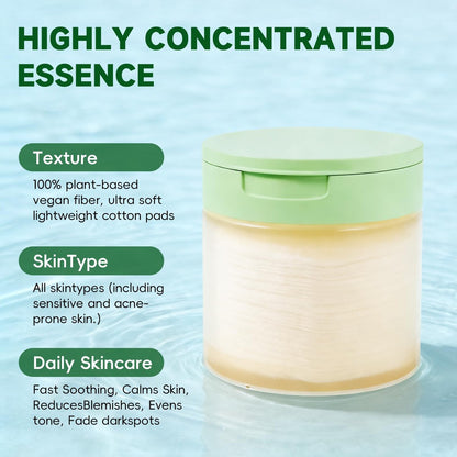 Toning Polish Pads - Hydrating Facial Toner Pads with Snail Mucin, Niacinamide, Peptides & Centella for Dark Spots, Wrinkles & Dull Skin - 100 Count Avelisse
