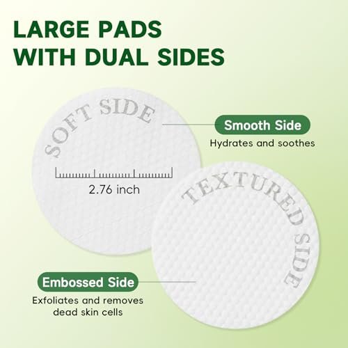 Toning Polish Pads - Hydrating Facial Toner Pads with Snail Mucin, Niacinamide, Peptides & Centella for Dark Spots, Wrinkles & Dull Skin - 100 Count Avelisse