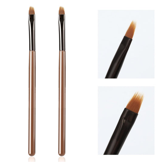 2PCS Ombre Nail Brush Set - Professional Acrylic Nail Art Brushes for DIY & Salon Use