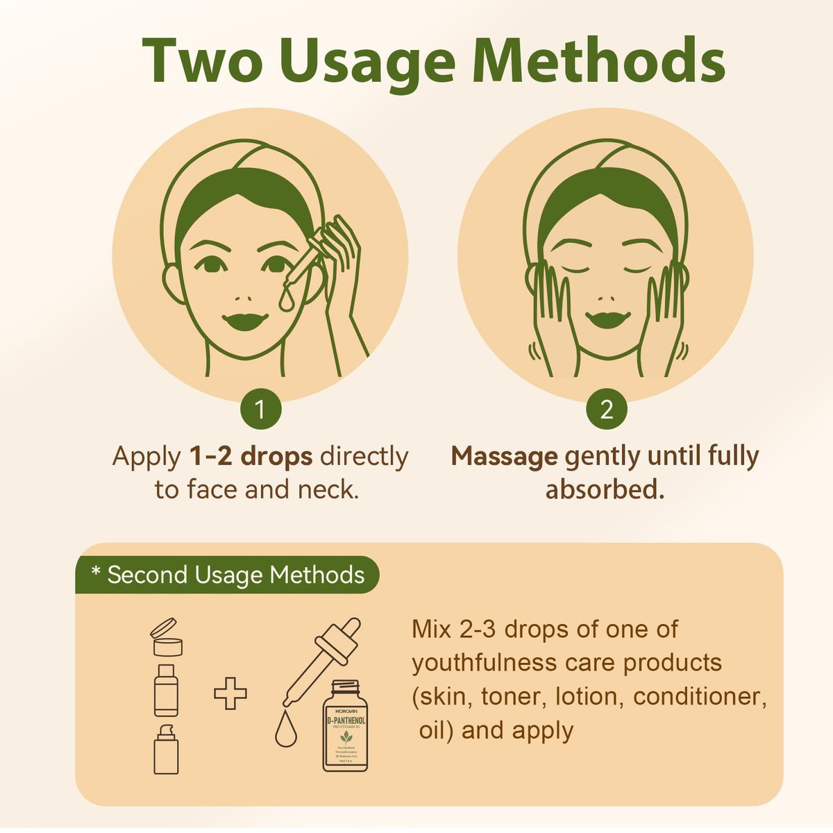 Morovan D-Panthenol Liquid: Pro-Vitamin B5 Concentrate, Cosmetic Grade Dexpanthenol for Skin Hydration, Multi-Use for DIY Face, Hair, Nail Serums & Moisturizers 1 fl oz - görsel 14