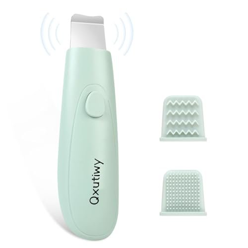 2-in-1 Skin Scrubber & Face Spatula - Blackhead Remover Tool with Silicone Brush Head for Deep Pore Cleansing, Waterproof - görsel 2
