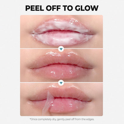 Laka Soothing Prep Lip Mask – Cooling Peel Off Korean Lip Mask, Gentle Exfoliator for Dry Lips, Daily K-Beauty Lip Care, 0.33 fl oz Avelisse