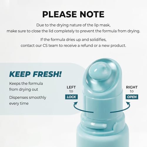 Laka Soothing Prep Lip Mask – Cooling Peel Off Korean Lip Mask, Gentle Exfoliator for Dry Lips, Daily K-Beauty Lip Care, 0.33 fl oz Avelisse