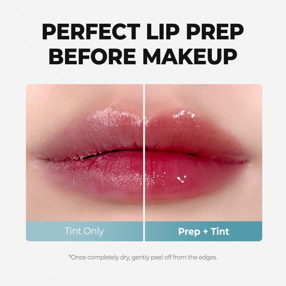 Laka Soothing Prep Lip Mask – Cooling Peel Off Korean Lip Mask, Gentle Exfoliator for Dry Lips, Daily K-Beauty Lip Care, 0.33 fl oz Avelisse