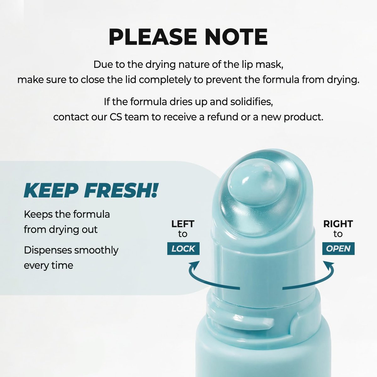 Laka Soothing Prep Lip Mask – Cooling Peel Off Korean Lip Mask, Gentle Exfoliator for Dry Lips, Daily K-Beauty Lip Care, 0.33 fl oz Avelisse