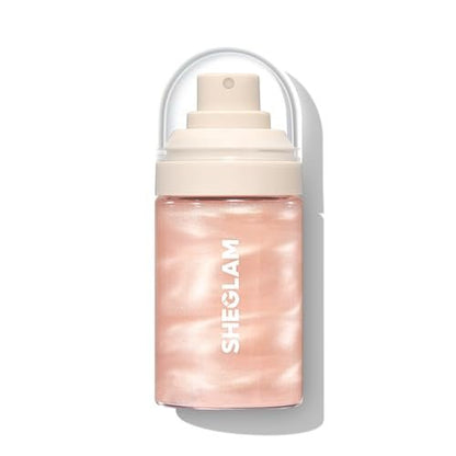 SHEGLAM Light Me Up Luminous Waterproof Makeup Setting Spray – Long Lasting, Clear Finish