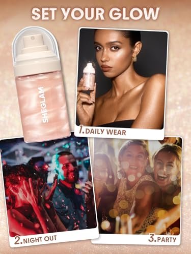 SHEGLAM Light Me Up Luminous Waterproof Makeup Setting Spray – Long Lasting, Clear Finish - görsel 10
