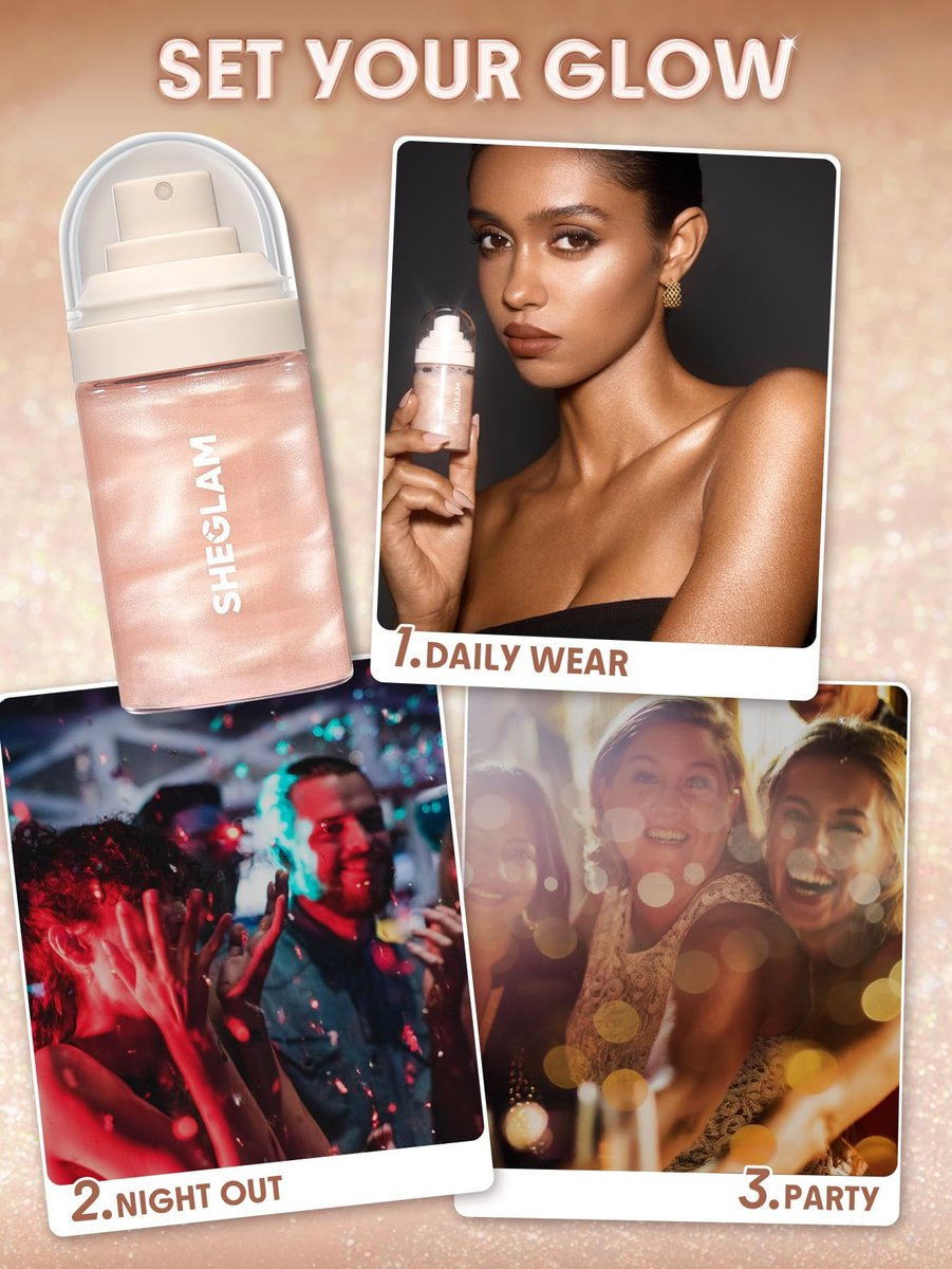 SHEGLAM Light Me Up Luminous Waterproof Makeup Setting Spray – Long Lasting, Clear Finish - görsel 9