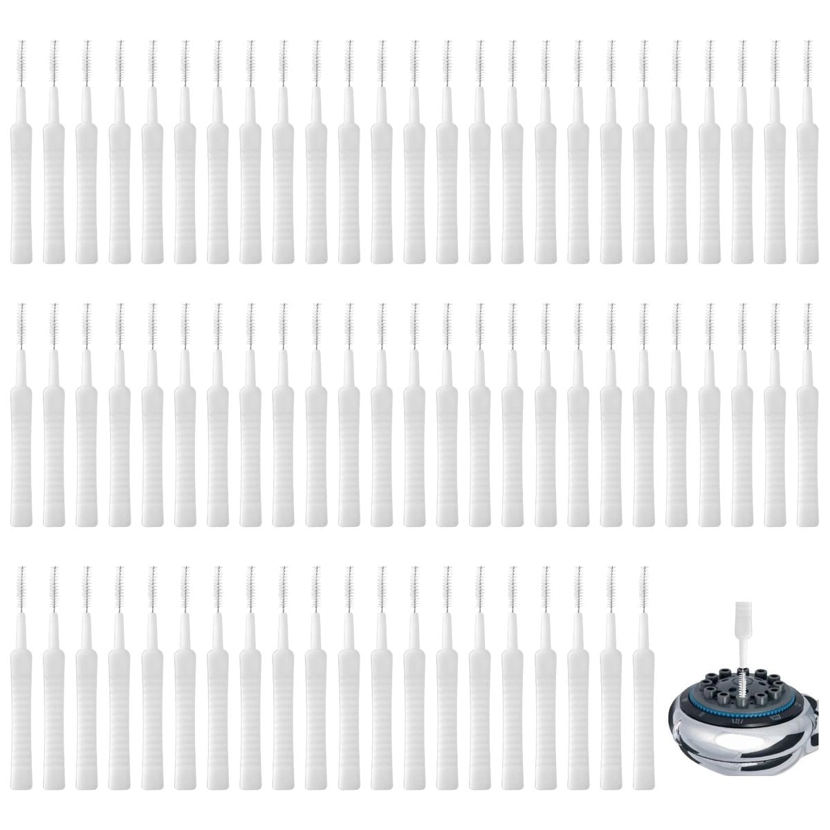 70-Piece Shower Head Cleaning Brush Set – Anti-Clogging Gap & Crevice Cleaner for Small Holes, Multipurpose Bathroom Cleaning Tool Avelisse