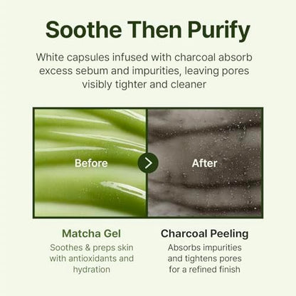 CENTELLIAN 24 Madeca Matcha Peeling Gel – Gentle Exfoliator for Clear, Smooth & Balanced Skin, 5.07 fl oz