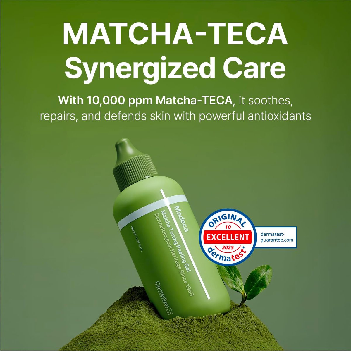 CENTELLIAN 24 Madeca Matcha Peeling Gel – Gentle Exfoliator for Clear, Smooth & Balanced Skin, 5.07 fl oz - görsel 9
