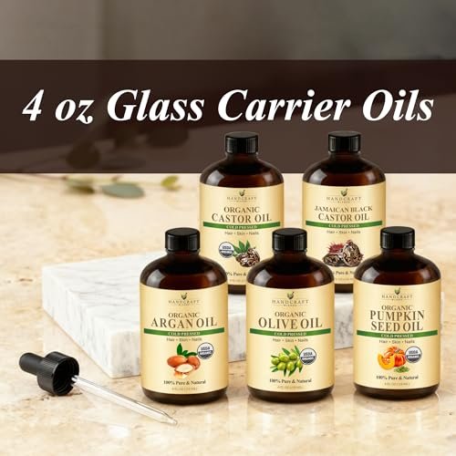 Glass Oil Dropper for 4 oz Bottles with Plastic Protector – Essential Oils & Carrier Oils – Handcraft Blends - görsel 4